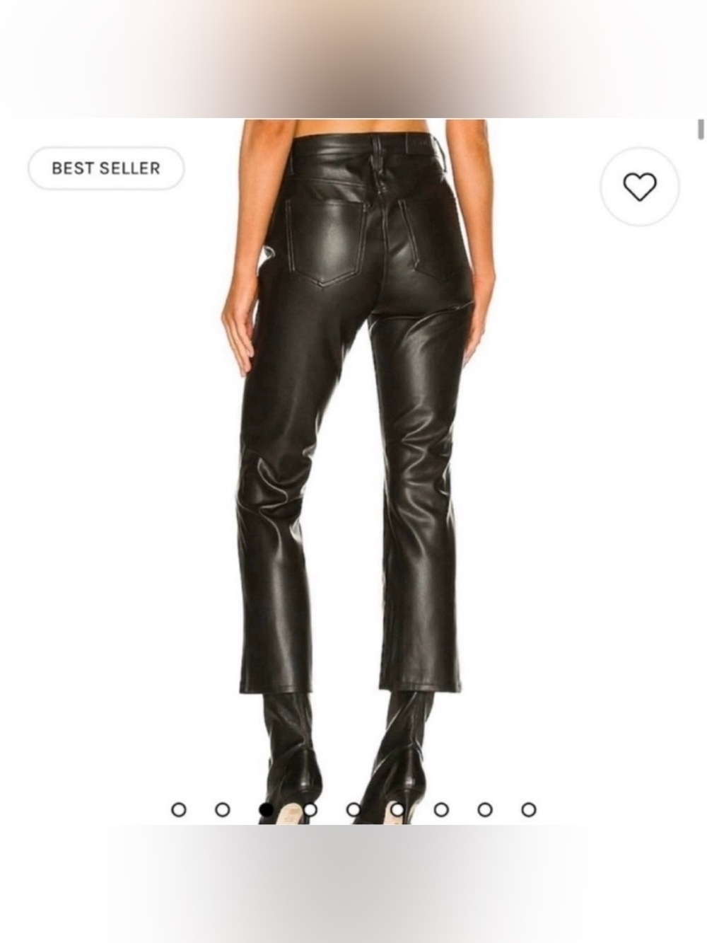 PISTOLA Lennon High Rise Cropped Boot Pant in Slate Black from revolve - Picture 5 of 14